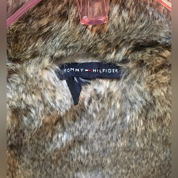 Tommy Hilfiger - Wool Blend Faux Fur Lined Knit Cardigan Fair Isle Print - M - Picture 4 of 11